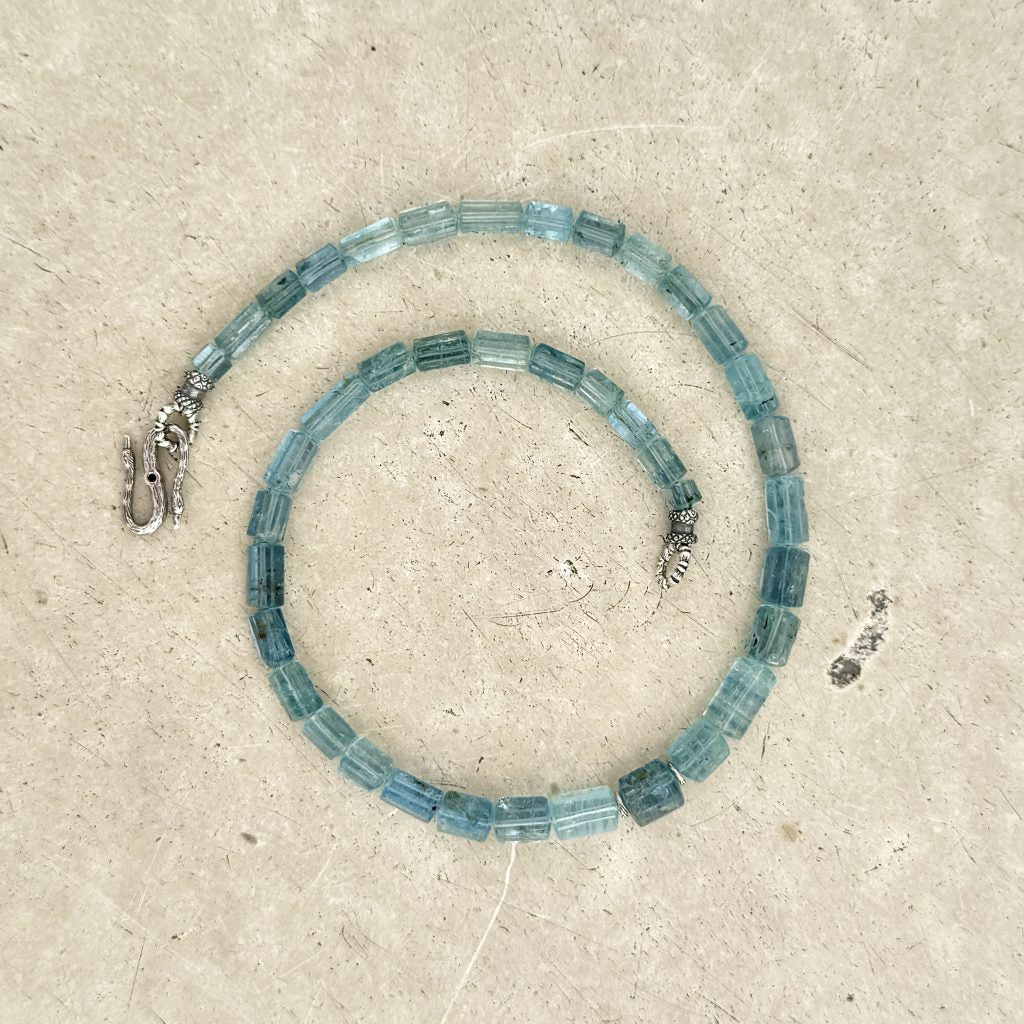 Aquamarin Kette | Silber