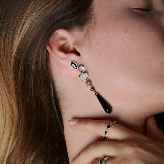 Amples Black Onyx I Silber geschwärzt