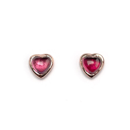 Dil Rhodolith Granat Studs | rosévergoldet