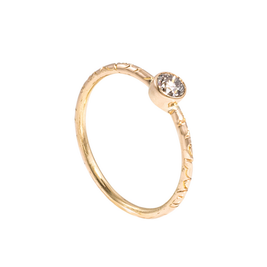 Dia Ring Solitär 18kt Gold