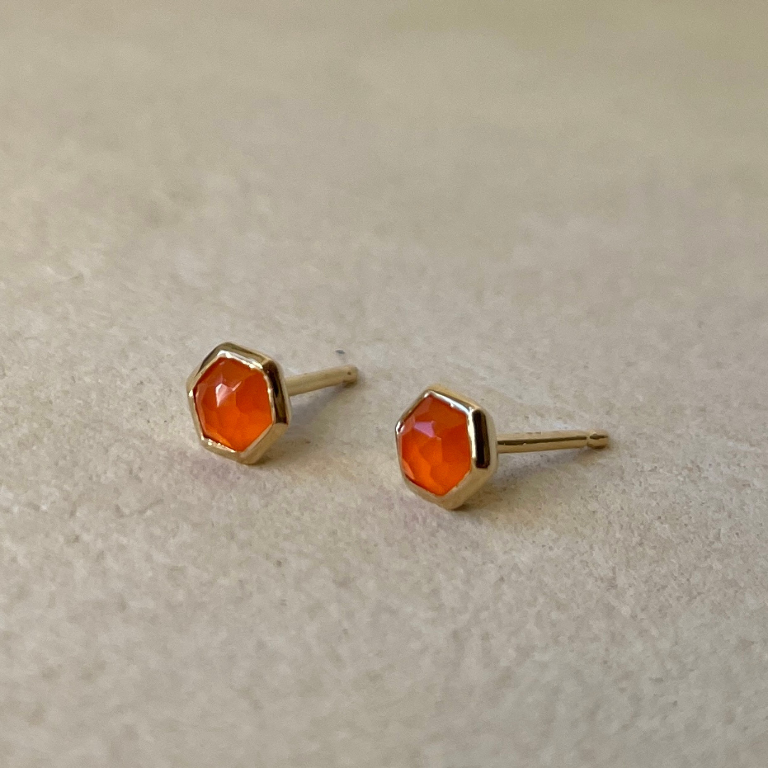 Monie Studs | vergoldet