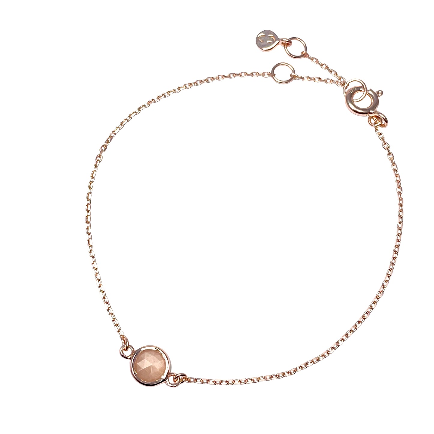 Indi Armkette Rosévergoldet