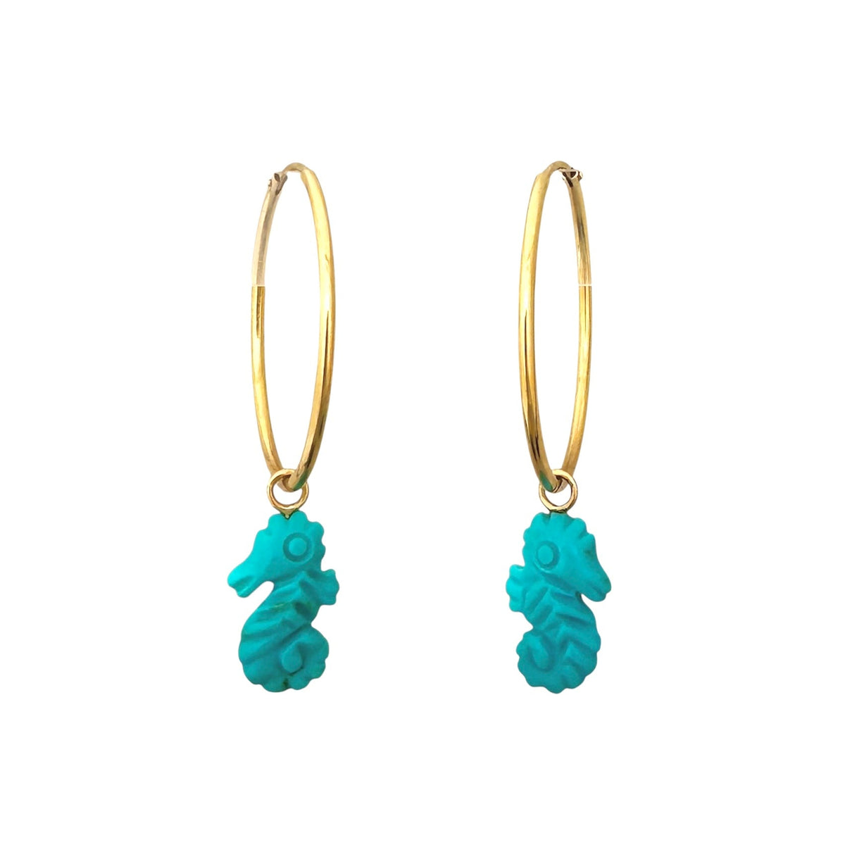Seepferdchen Charm 18kt