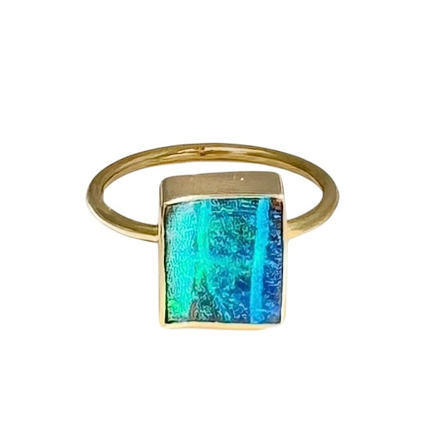 Opal Ring 18 Kt (5)