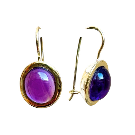 Unico Amethyst Ohrringe Bicolor
