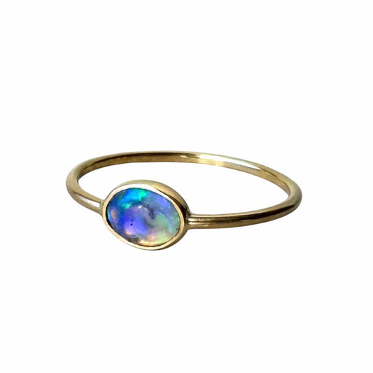 Opal Ring 18 kt