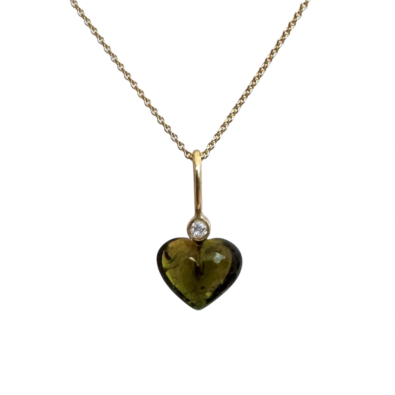 Candy Heart Fine Charm