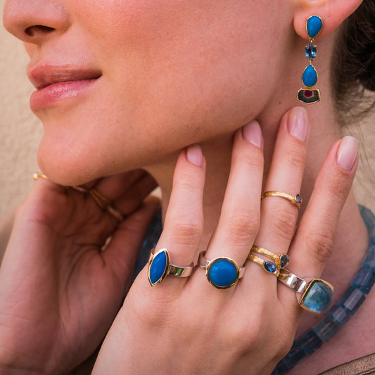 Ary Aquamarin Ring 18kt