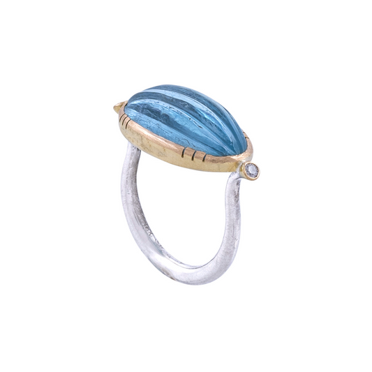 Rani Aquamarin Ring 925/18kt