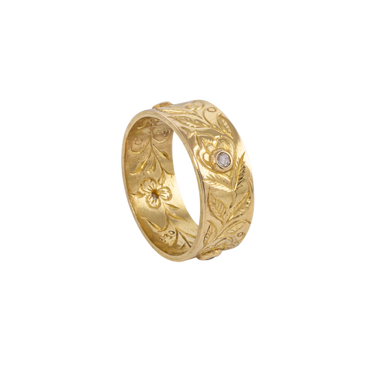 Soni Diamant Band Ring 22kt Gold