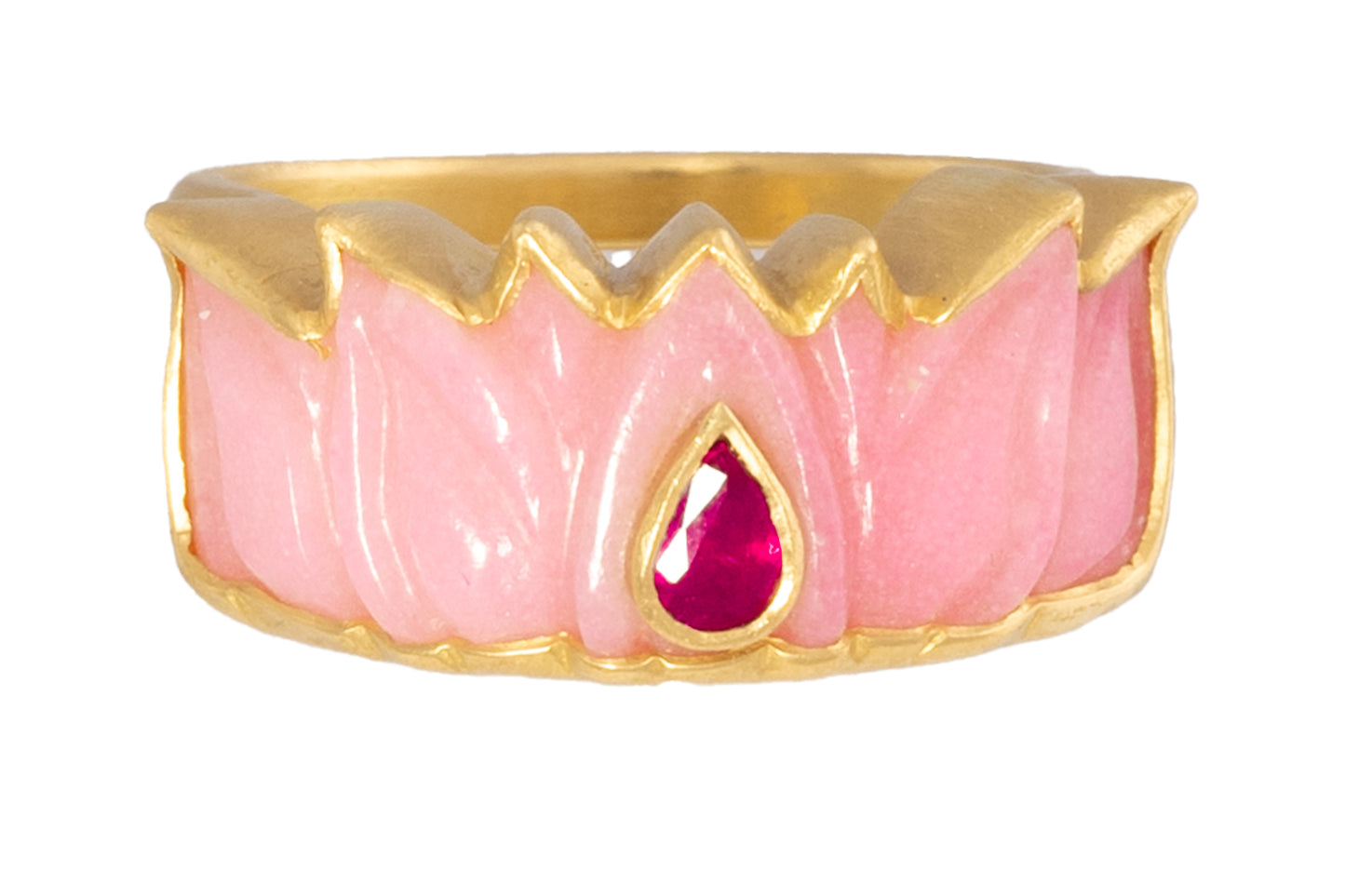 Kamala Peru Opal Ring 22kt. Gold