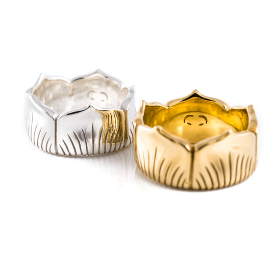 Lotus Paddel Ring