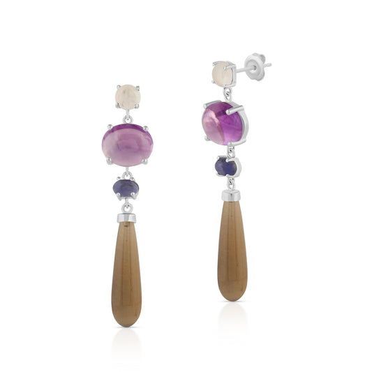 Arbes Amethyst Ohrringe light