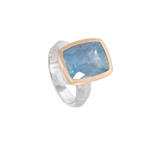 Unico Aquqmarin Bicolor Ring
