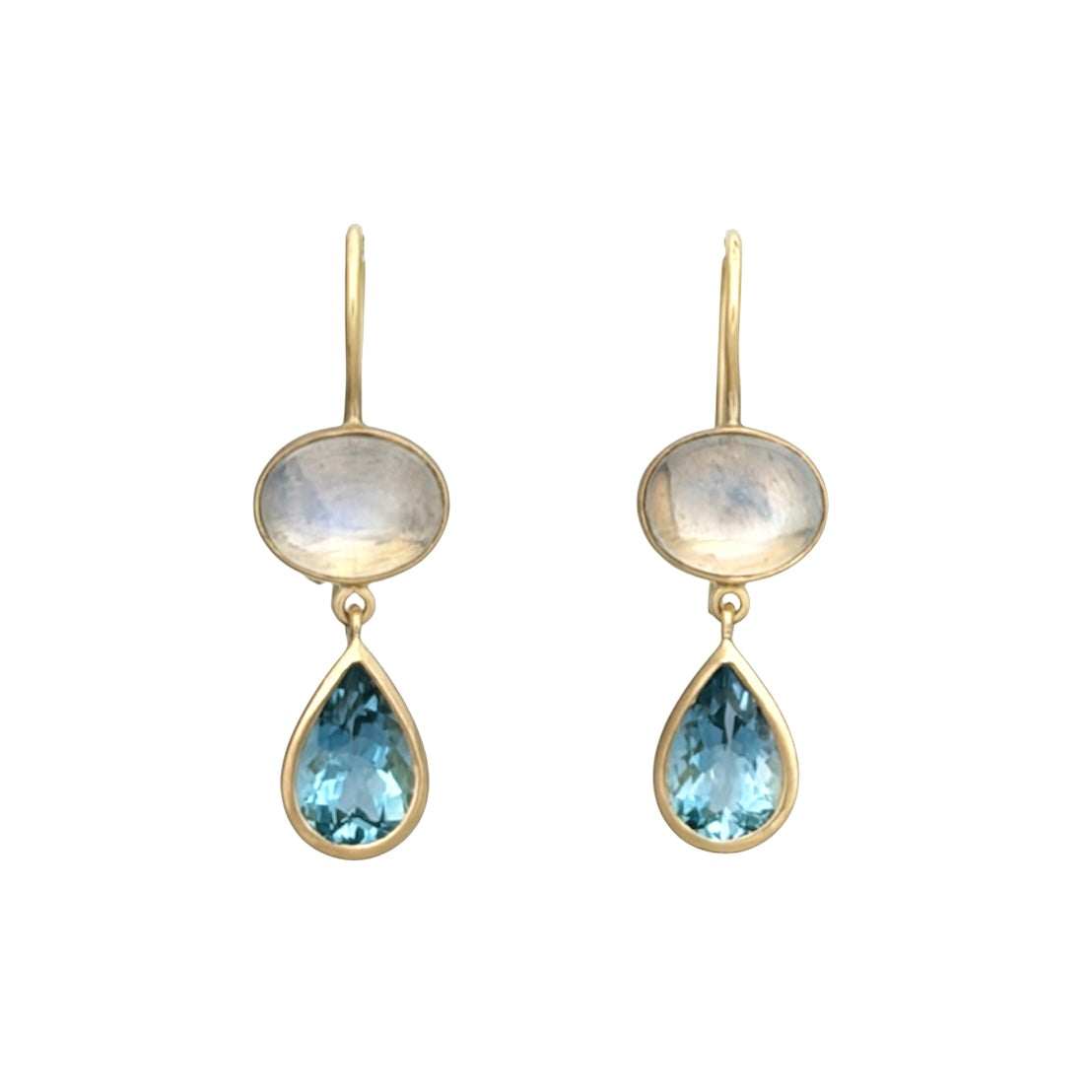 Rainbow Rider Mondstein & Aquamarin 18 kt