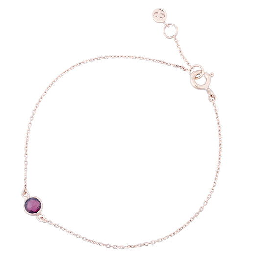 Indi Armkette Rosévergoldet