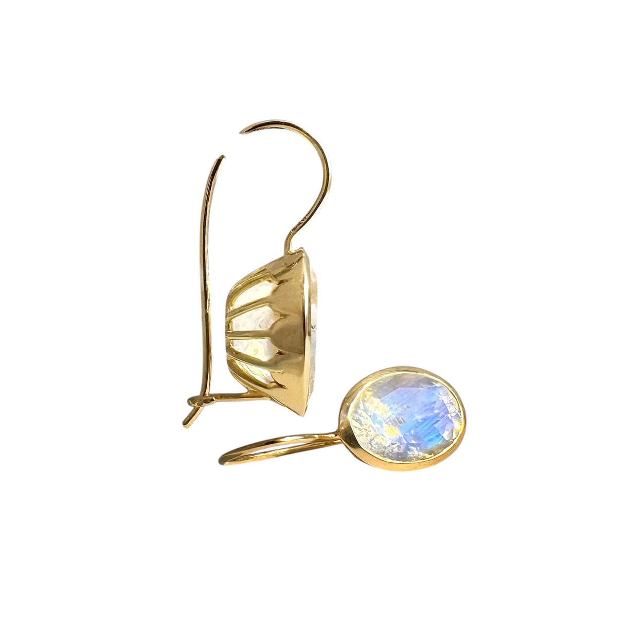 Marigold Rainbow Moonstone, 18kt. Gold