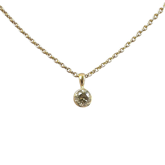 Diamant Anhänger 18K
