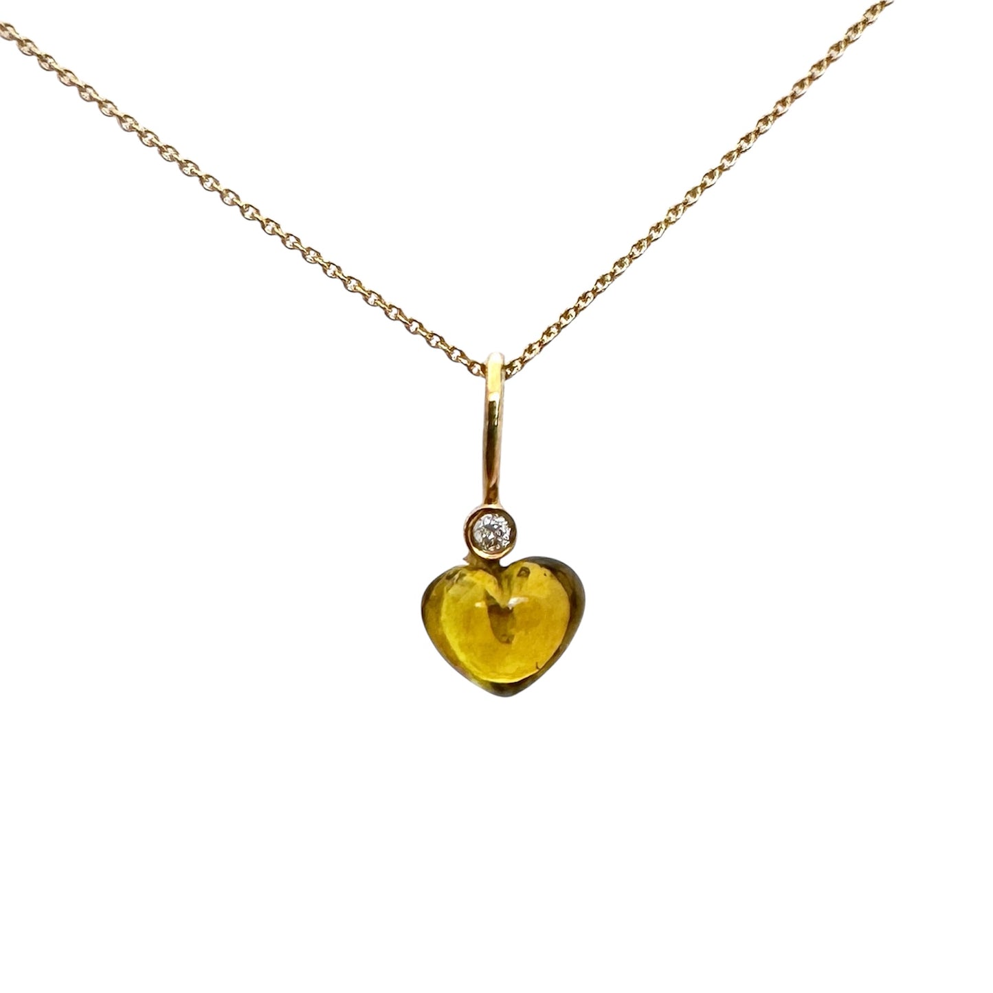 Candy Heart Fine Charm