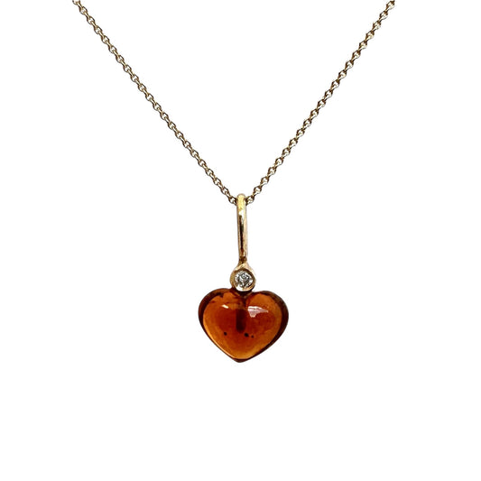 Candy Heart Fine Charm