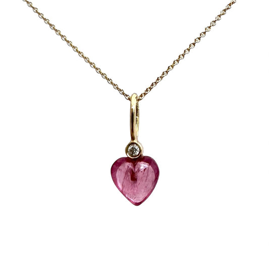 Candy Heart Fine Charm