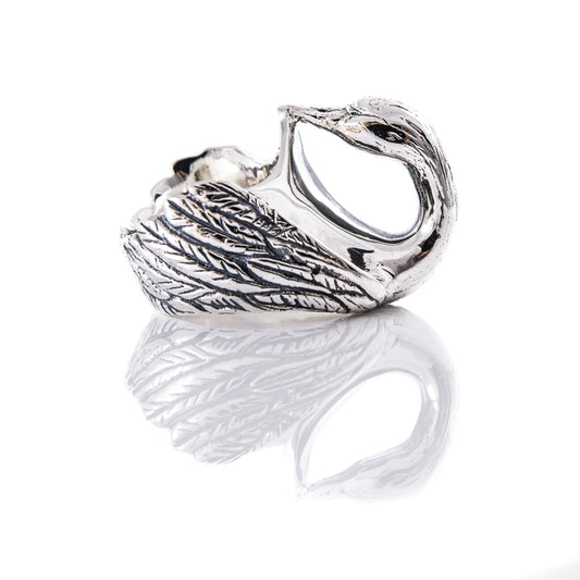 Swan Silber Ring