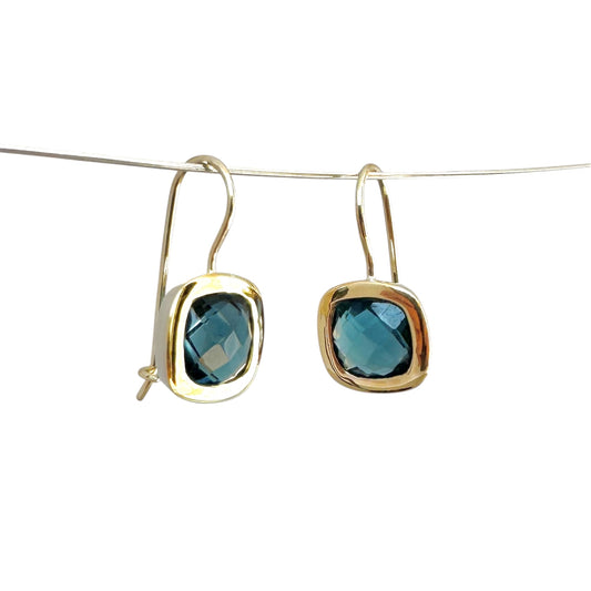 Unico Bicolor Ohrringe London Blue Topas